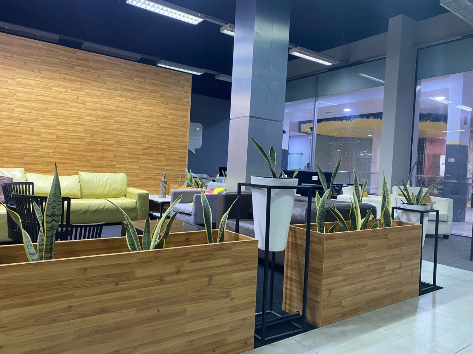 DuloWork Onikan lounge seating and planters